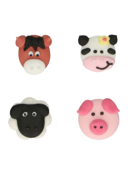 FunCakes Suikerdecoratie Boerderij -12st-