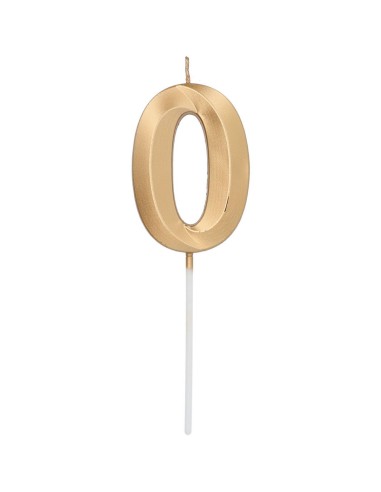 Glamour Kaars Nummer 0 - Goud //