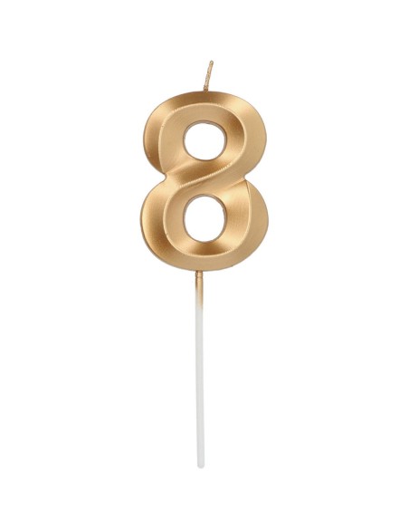 Glamour Kaars Nummer 8 - Goud //