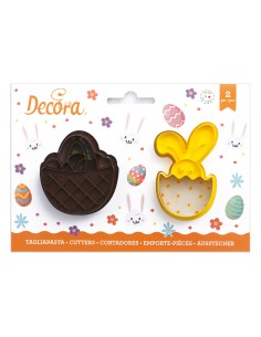 Decora Uitsteker Set Mand en Haas -2st-