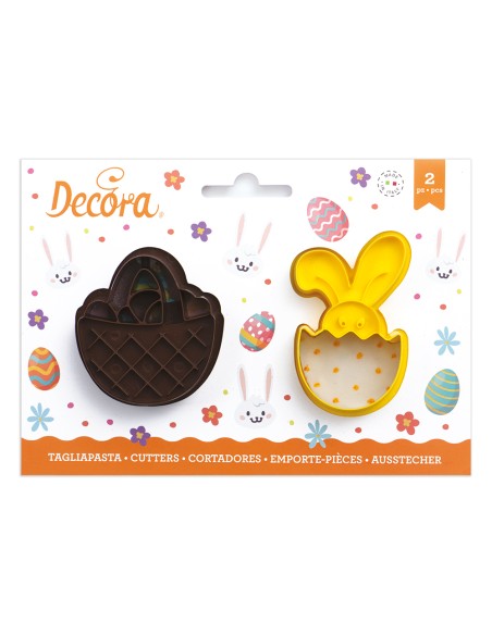 Decora Uitsteker Set Mand en Haas -2st-