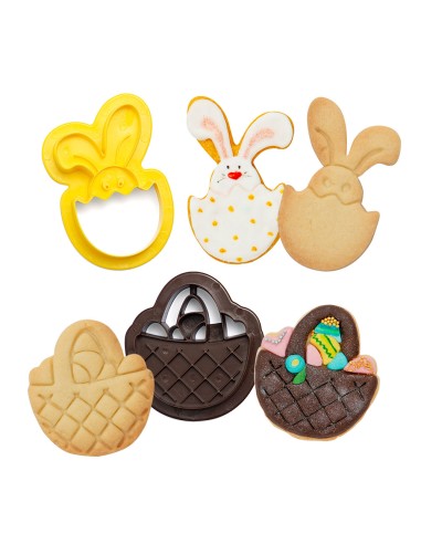 Decora Uitsteker Set Mand en Haas -2st-