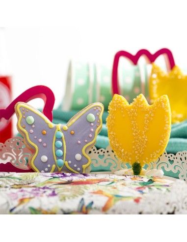 Decora Uitsteker Set Vlinder en Tulp -2st-