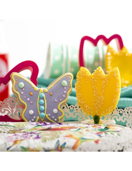 Decora Uitsteker Set Vlinder en Tulp -2st-
