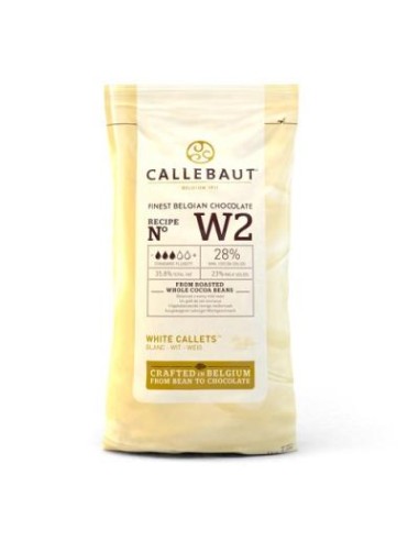 Callebaut Chocolade Callets Wit -1kg-