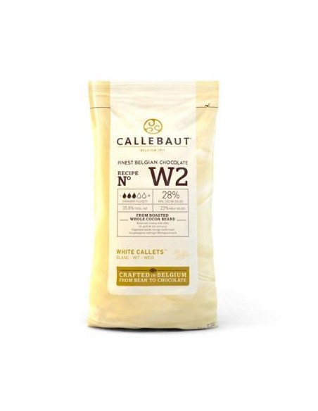 Callebaut Chocolade Callets Wit -1kg-