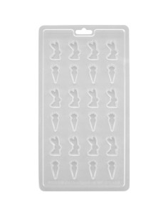 Wilton Chocolade Mal Mini Haas & Wortel 2