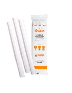 Decora Dowels Plastic 30cm x 18mm -4st