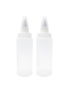 Scrapcooking Knijpfles met Spuitmondje -2st-