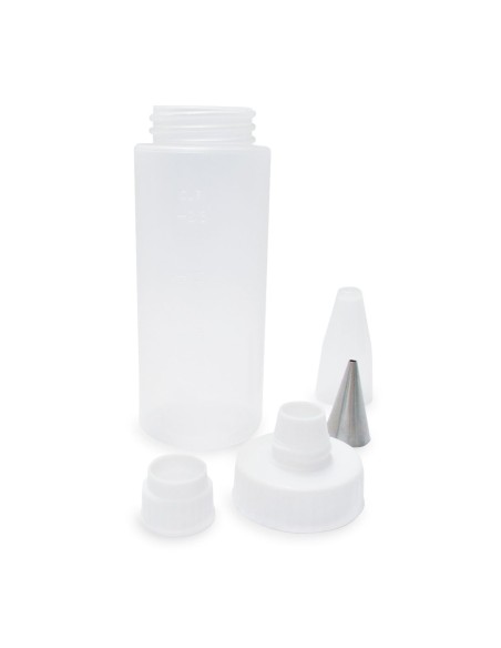 Scrapcooking Knijpfles met Spuitmondje -2st-