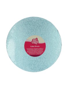 FunCakes Cake Drum Rond  Baby Blauw (25cm) 2