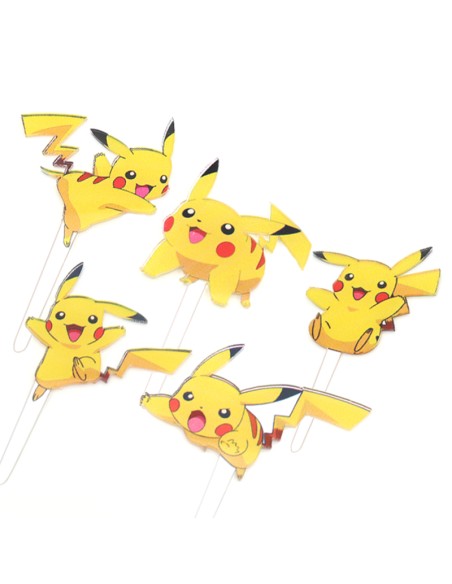 CakeDeco Taarttopper Pokemon Set Pikachu -7st-