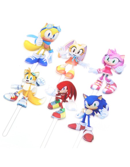 CakeDeco Taarttopper Sonic Set -7st-