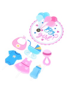 CakeDeco Taarttopper Boy or Girl? Set -5st- //
