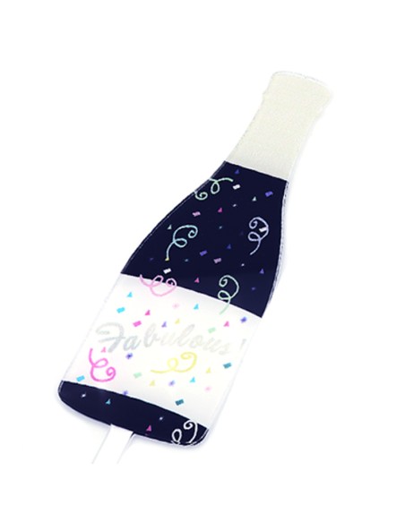 CakeDeco Taarttopper Champagne Set -7st- //