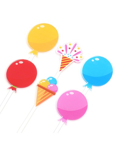 CakeDeco Taarttopper Happy Birthday Set -7st- //