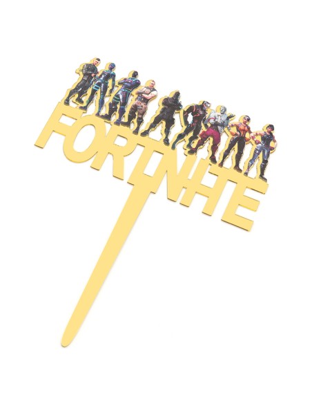 CakeDeco Taarttopper Fortnite Goud
