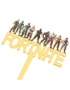 CakeDeco Taarttopper Fortnite Goud 2