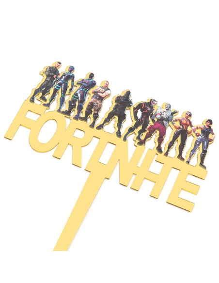 CakeDeco Taarttopper Fortnite Goud