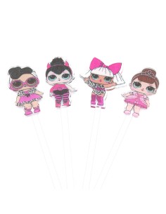 CakeDeco Sticks LOL -4st-