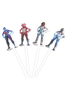 CakeDeco Sticks Fortnite -4st-
