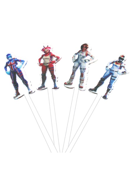 CakeDeco Sticks Fortnite -4st-