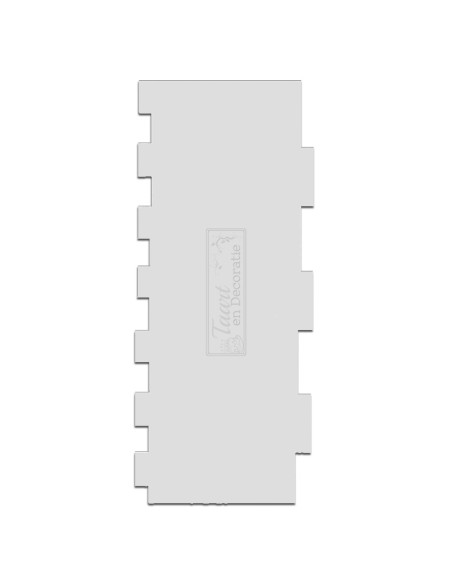 CakeDeco Acryl Schraper No.2 - Rand -24cm-
