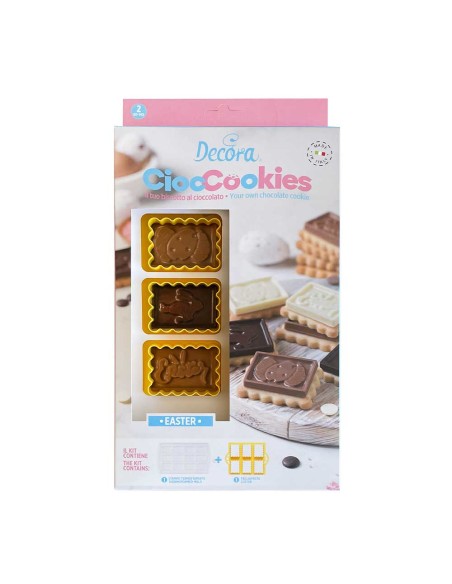 Decora Uitsteker Set Chocoladekoekjes Pasen -2st-