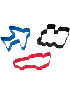 Wilton Cookie Cutter Set Wheels (set van 3)