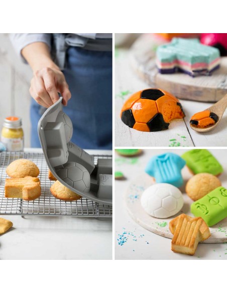 Decora Siliconen Bakvorm Voetbal