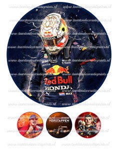 Eetbare Print Max Verstappen 2 - 20cm