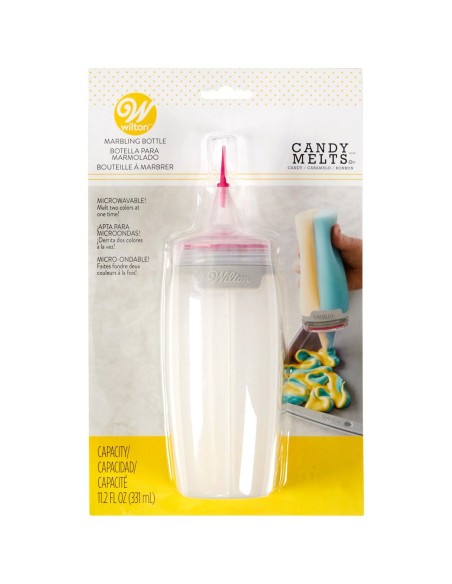 Wilton Candy Melts Marmer Knijpfles -227gr- //
