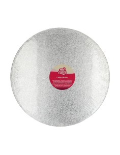 FunCakes Cake Drum Rond -38cm- Zilver
