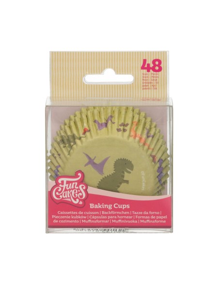 FunCakes Baking Cups Dino -48st-