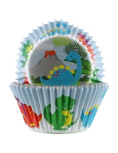 Baked with Love Folie Baking Cups Dino -24st-