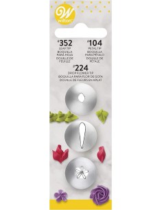 Wilton Spuitmondjes Set 104, 352, 224 2