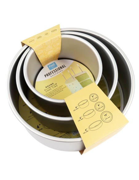 PME Extra Diepe Bakvorm Rond Set -3st-