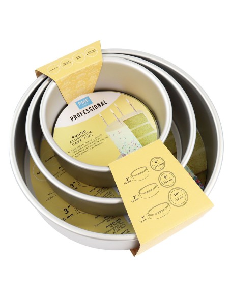 PME Diepe Bakvorm Rond Set -3st-