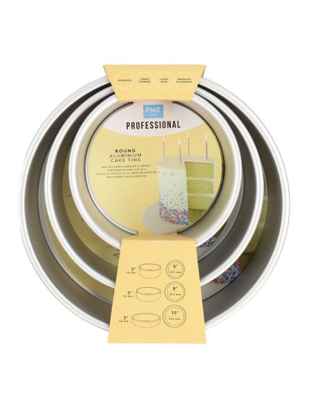 PME Diepe Bakvorm Rond Set -3st-