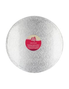 FunCakes Cake Drum Rond -35cm- Zilver