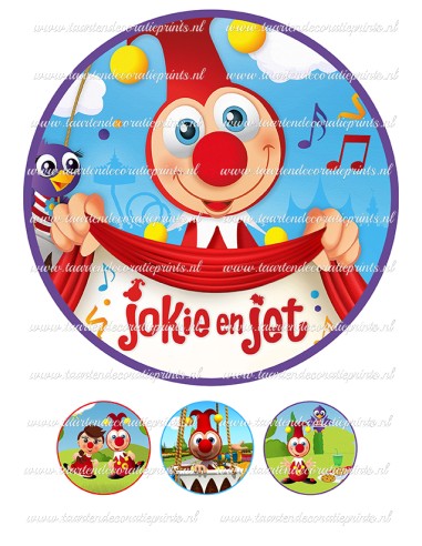 Eetbare Print Jokie en Jet 1 - 20cm