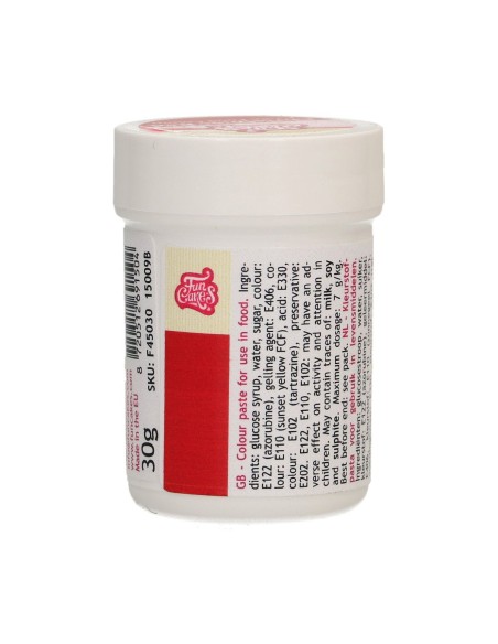 FunCakes Eetbare Kleurstof Pasta Christmas Red -30gr-