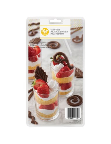 Wilton Chocolate & Candy Mold Dessert Accents
