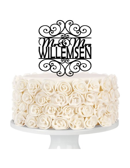 Taarttopper op Maat: Mr & Mrs Curly Willemsen