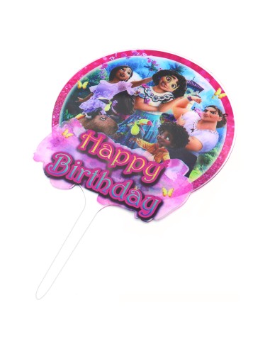 CakeDeco Taarttopper Encanto Rond //