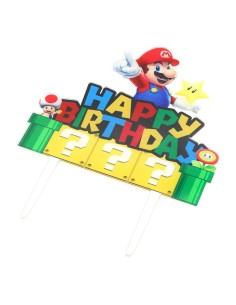 CakeDeco Taarttopper Super Mario