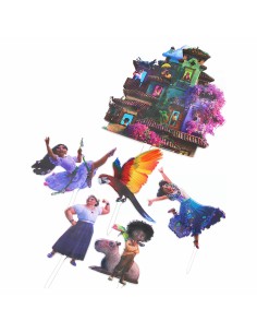 CakeDeco Taarttopper Encanto Set Huis -6st-