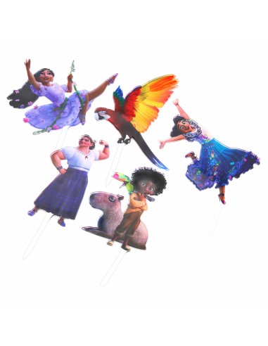 CakeDeco Taarttopper Encanto Set Huis -6st-