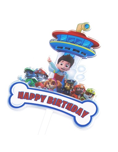 CakeDeco Taarttopper Paw Patrol Set Toren -6st-
