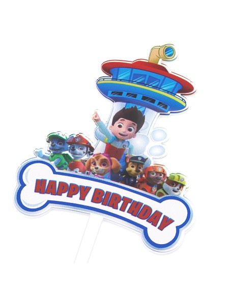 CakeDeco Taarttopper Paw Patrol Set Toren -6st-